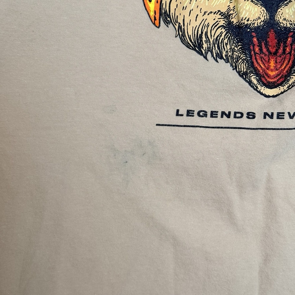 Tuned In Tokyo Panda Graphic T Shirt Mens XL Beige Cotton Short Sleeve - Picture 7 of 7